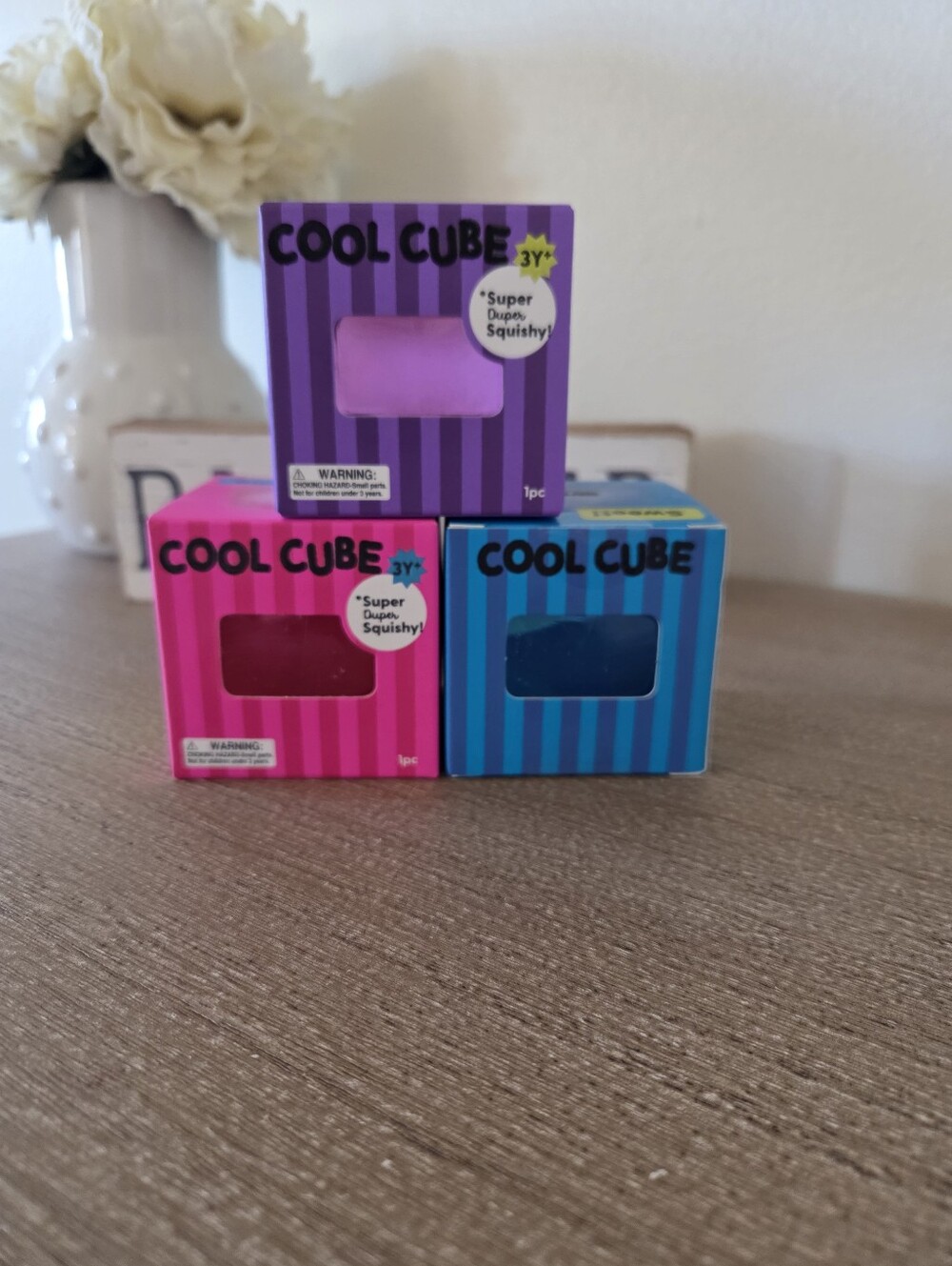 J'adore 3pack Cool Cubes Squishy -